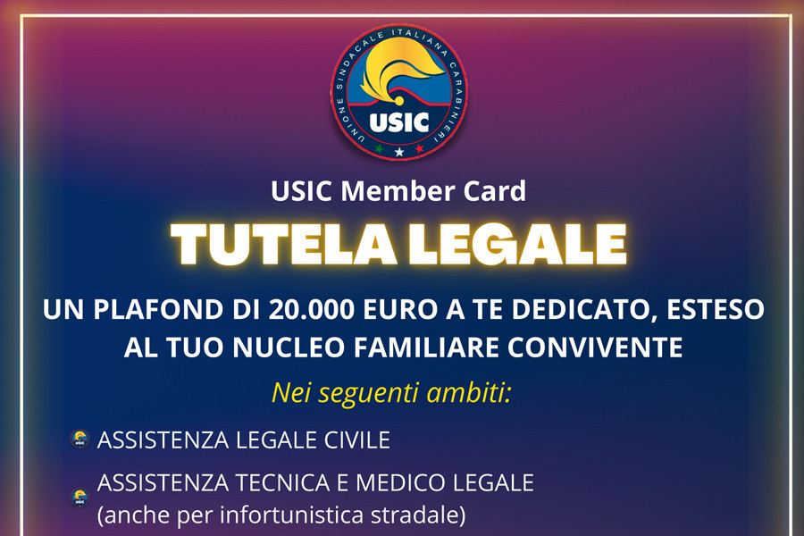 USIC Member Card - Tutela Legale
