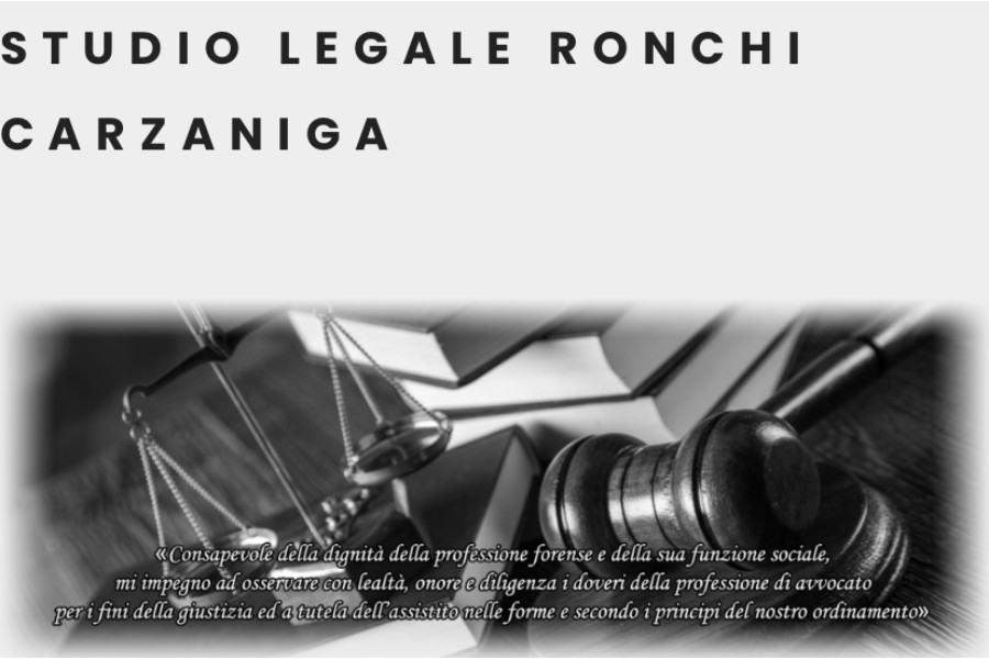 Convenzione - Studio legale Ronchi & Carzaniga